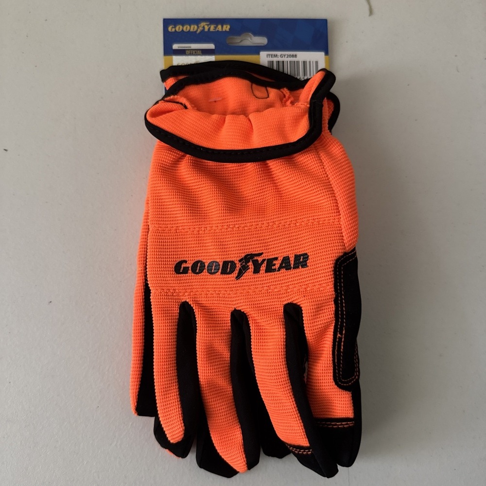 Goodyear Work Gloves, Gy2088 Size Xl Fluorescent Orange